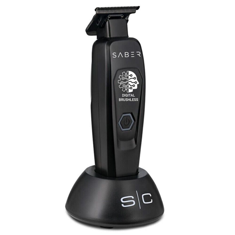 StyleCraft Saber Cordless Clipper + StyleCraft Black Saber Trimmer (Combo)-Clipper Vault