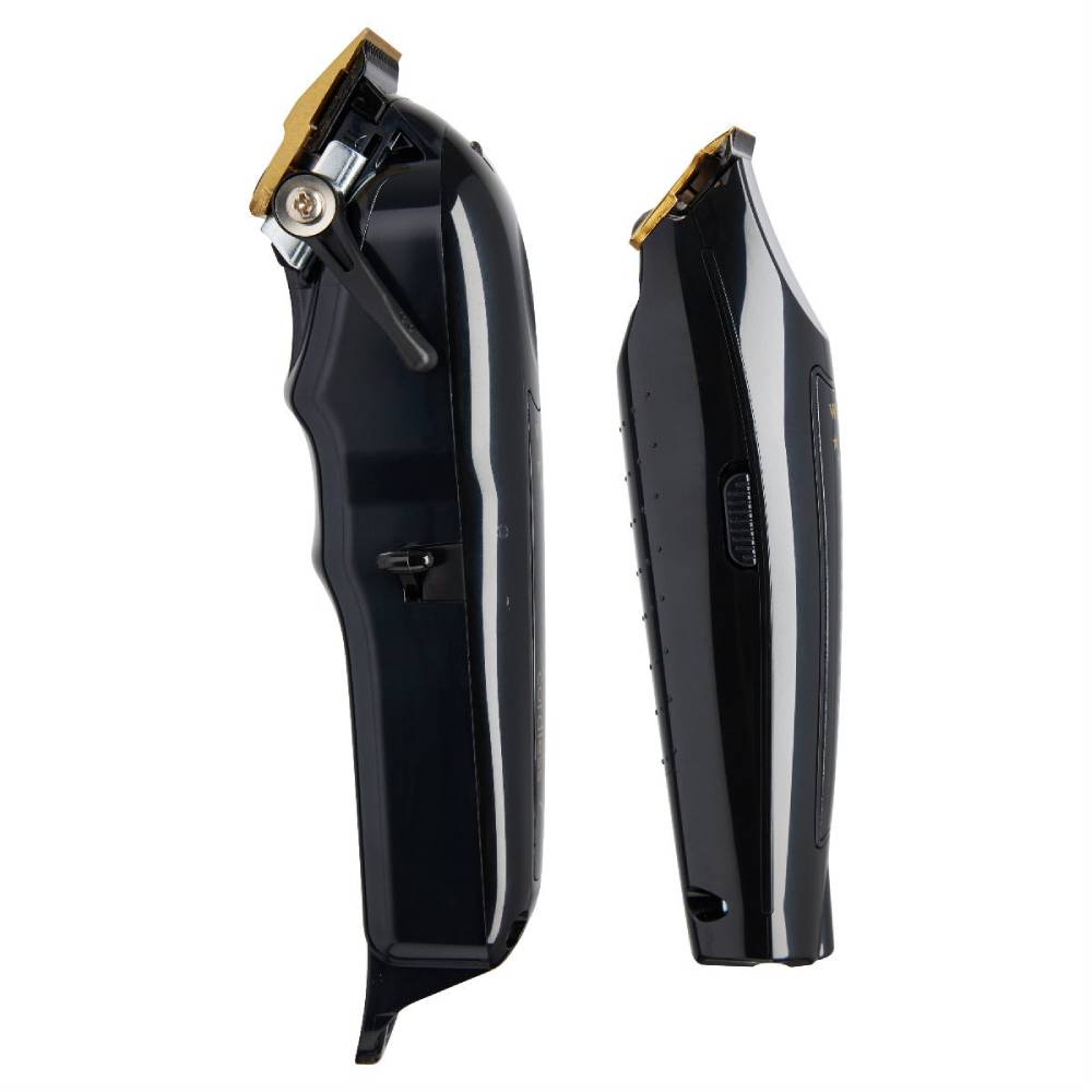 Wahl 5-Star Black/Gold Cordless Barber Combo + Vanish Shaver + Power Station (Combo)-Clipper Vault